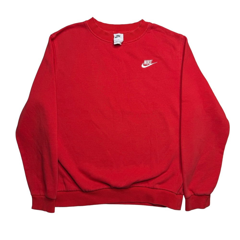 Nike red sweater women's